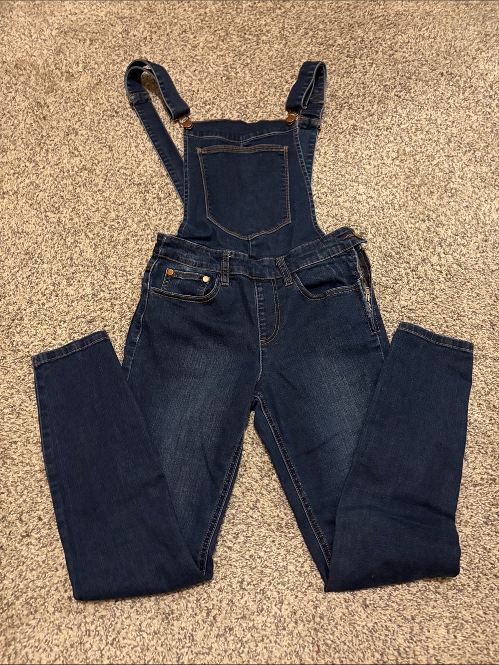 Wrangler Dark Blue Denim Women's Overalls